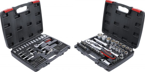 Auto instrumenti un iekārtas - Socket Set | 6.3 mm (1/4") / 12.5 mm (1/2") Drive | Inch Sizes | 174 pcs.s (9192)