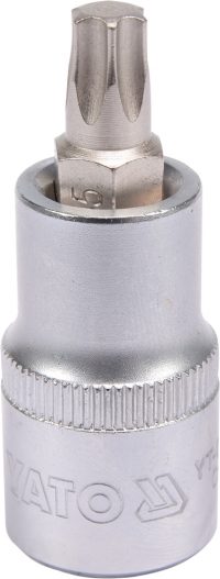 Auto instrumenti un iekārtas - Socket bit Toorx 1/2" T45 L55 mm (YT-04315)