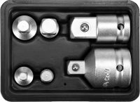 Auto instrumenti un iekārtas - Socket wrench adapter set | 6 pcs. (YT-10671)