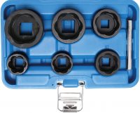 Auto instrumenti un iekārtas - Special Socket Set / Screw Extractor | 12.5 mm (1/2") + 20 mm (3/4") drive | 22 - 41 mm | 6 pcs. (5268)