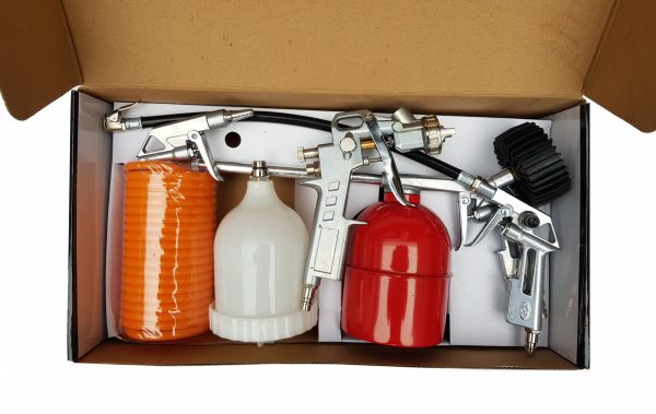 Auto instrumenti un iekārtas - Spray Gun Kit | 5 pc (H82000)