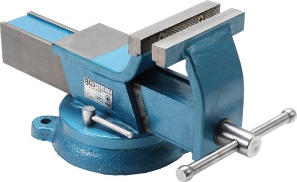Auto instrumenti un iekārtas - Steel Bench Vice | forged | 125 mm Jaws (59112)