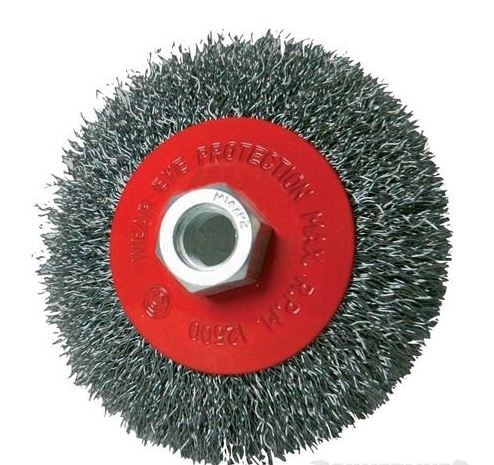 Auto instrumenti un iekārtas - Steel Crimp Bevel Brush | M14 | 100 mm (ES733100P)