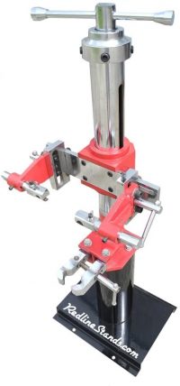 Auto instrumenti un iekārtas - Strut Coil Spring Compressor Automotive Crank Style base mounting stand included (CS002-A)