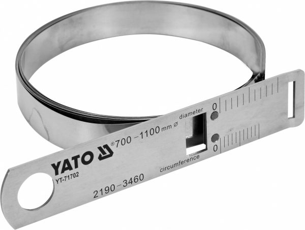 Auto instrumenti un iekārtas - TAPE PRECISION MEASURING TOOL FOR DIAMET | maks. 2190 / perimetras 3460 mm (YT-71702)