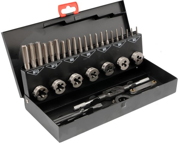 Auto instrumenti un iekārtas - Tap and Die Set | HSS Steel | 32-piece (YT-2975)