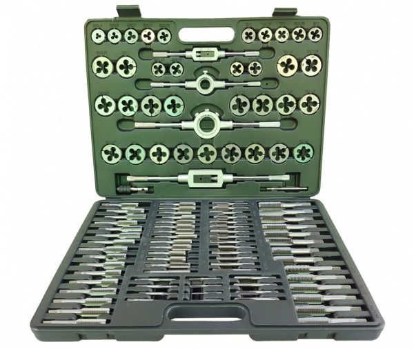 Auto instrumenti un iekārtas - Tap and Die Set | M2 - M18 | 110 pcs. (1900WW)