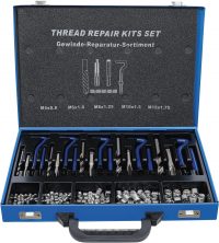 Auto instrumenti un iekārtas - Thread Repair Kit | M5 - M12 | 130 pcs. (1950)