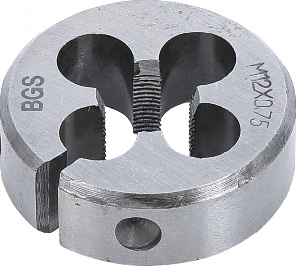 Auto instrumenti un iekārtas - Threading Die | M12 x 0.75 x 25 mm (M12X0.75-S)