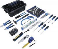 Auto instrumenti un iekārtas - Tool Carrying Case | Reinforced Plastic | incl. Tool Assortment | 66 pcs. (70224)