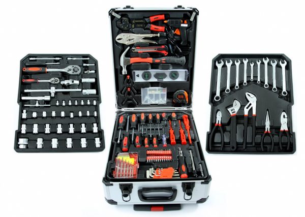 Auto instrumenti un iekārtas - Tool Set in Aluminium Case | 187 pcs. (SK58280)