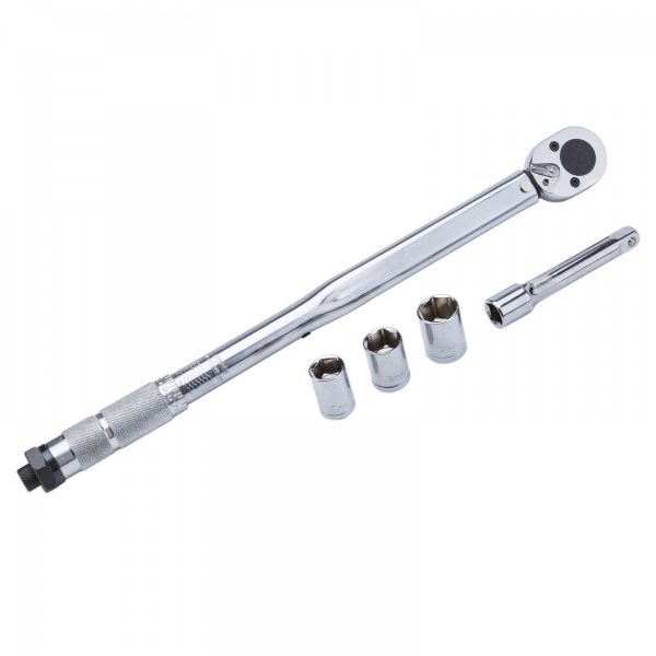 Auto instrumenti un iekārtas - Torque Wrench | extension + 3 heads | 12.5 mm (1/2 ") | 28 - 210 Nm (TW12)