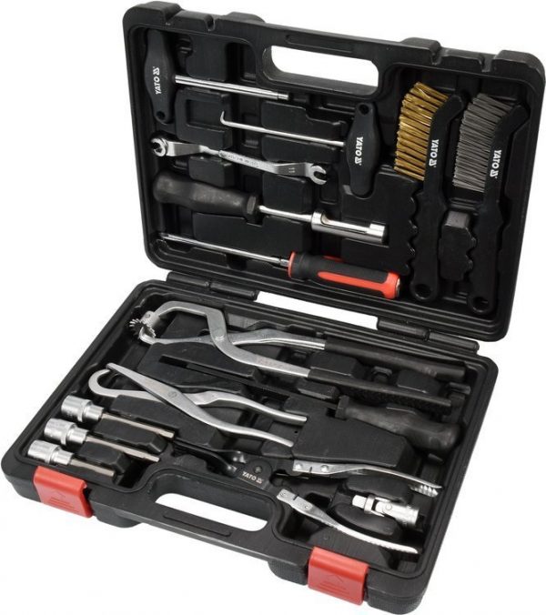 Auto instrumenti un iekārtas - UNIVERSAL BRAKE TOOL SET 15 PCS (YT-06802)