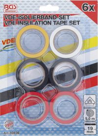 Auto instrumenti un iekārtas - VDE Insulating Tape Assortment | 6 pcs. (80836)