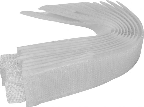 Auto instrumenti un iekārtas - Velcro cable ties | white | 150 mm / 10 pcs.. (73840)