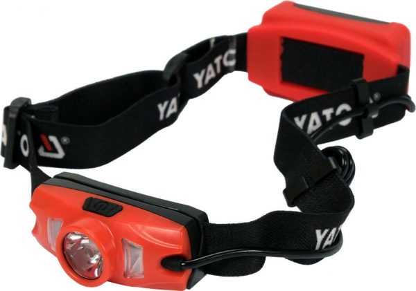Auto instrumenti un iekārtas - Very light and functional Yato headlamp with a maximum power 500LM  LI-ION 3
