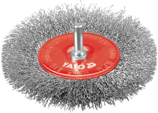 Auto instrumenti un iekārtas - Wire Brush | INOX | Diameter 100 mm (YT-4758)