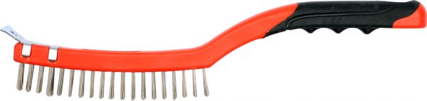 Auto instrumenti un iekārtas - Wire Brush With Plastic Handle (YT-6336)