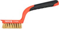 Auto instrumenti un iekārtas - Wire Brush With Plastic Handle (YT-6343)