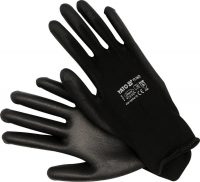 Auto instrumenti un iekārtas - Work gloves black | nylon / polyurethane | Size 10 (YT-7473)