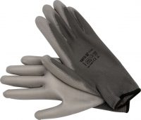 Auto instrumenti un iekārtas - Work gloves gray | nylon / polyurethane | Size 10 (YT-7472)