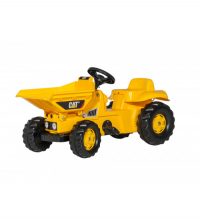 Bērnu pedāļu traktors rollyKid Dumper CAT  (2