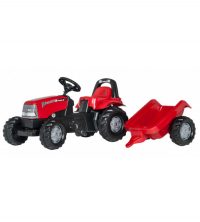 Bērnu traktors ar pedāļiem ar piekabi rollyKid Case 1170CVX  (2