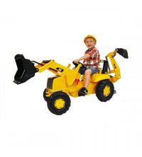 Pedāļu traktors ar diviem kausiem rollyJunior CAT (3-8 gadiem) 813001 - e-instrumenti.lv rotaļlietas bērniem