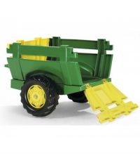Piekabe traktoriem rollyFarm Trailer John Deere 122103 Vācija - e-instrumenti.lv rotaļlietas bērniem