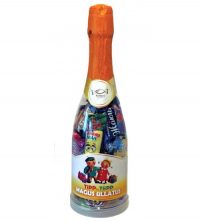 Saldais pārsteigums Šampānieša pudele ar saldumiem un Jūsu uzrakstu 400 gr K22-1 - e-instrumenti.lv rotaļlietas bērniem