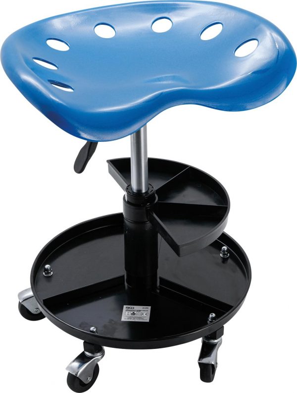 Autoservisa krēsls - Servisa krēsls | ar 2 shelf plates | ABS | 440 x 350 mm (6820) - 6820 - E-instrumenti.lv