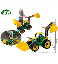 Traktors LENA MAXI ar kausu un iekrāvēju  107 cm L02080 (kastē) - e-instrumenti.lv rotaļlietas bērniem