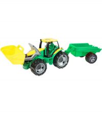 Traktors Lena L02123 ar piekabi un kausu (kastē) - e-instrumenti.lv rotaļlietas bērniem